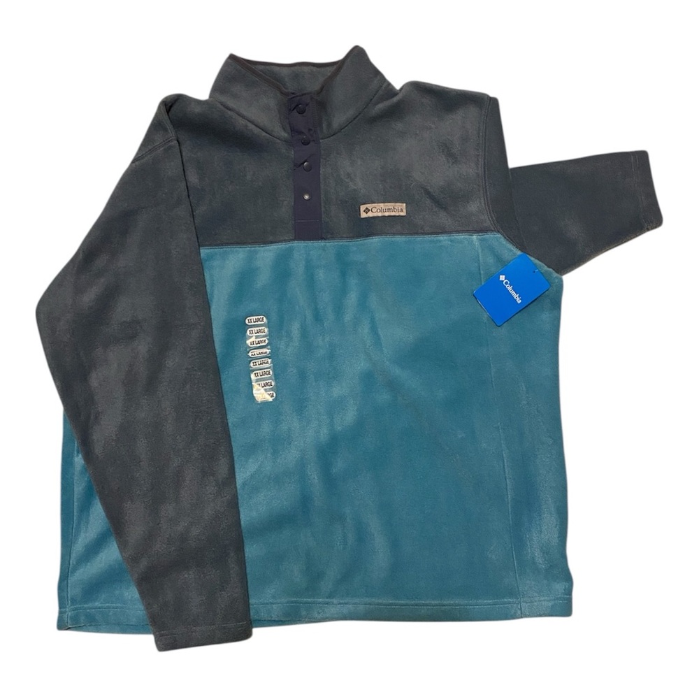 Colombia Winter Sport Half Snap Fleece Jacket Double Color XX-L
